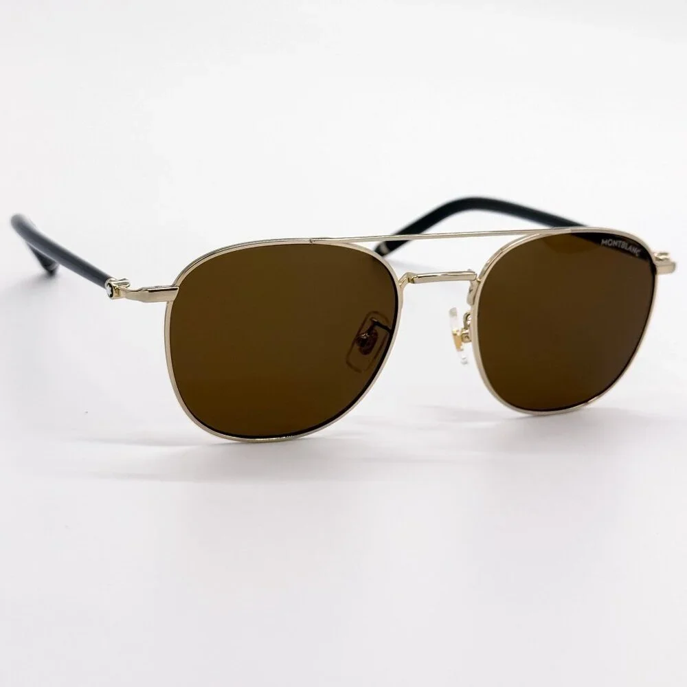 NEW MONTBLANC SUNGLASSES MEN BLACK/BROWN MB0271S 004 EYEWEAR MONTBLANC
